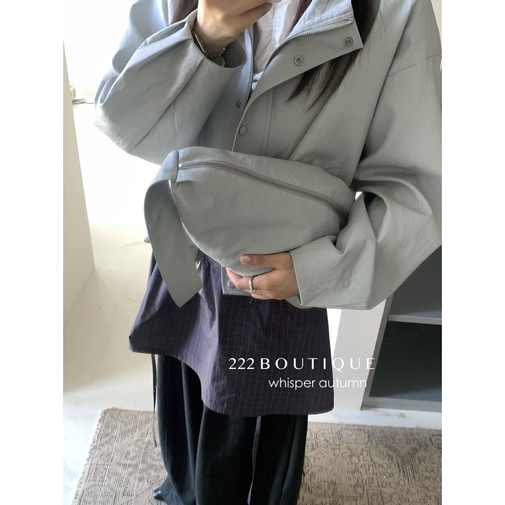 Áo khoác trenchcoat basic kèm túi feel blessed 536098