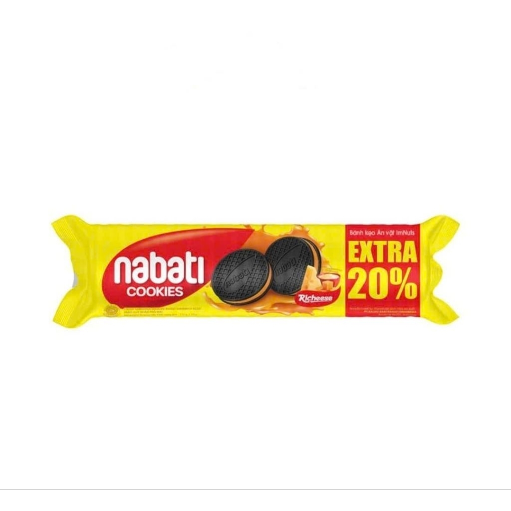Bánh Quy Nabati Cookies Cream Kem Phô Mai Đủ Vị