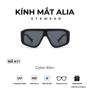 Kính Râm Thời Trang Khung Lớn Một Mảnh Phong Cách Hàn Quốc Dành Cho Nam Nữ-ALIA