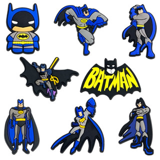  SET 8 Charm Nhựa Dẻo Người Dơi Dùng Gắn Dép Cross Dép Sục Dép Xốp 