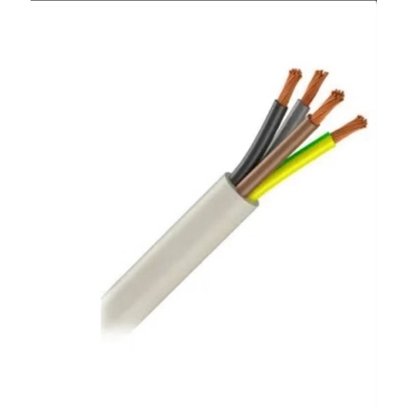 10m, 20m Dây điện 3 pha, dây mềm 4x6 Cadisun. Hàng chính hãng VCTF 4x6 mm2 300V, 500V (ghi)