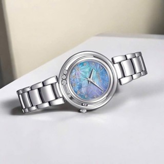   Chính Hãng 10%  Đồng Hồ Nữ Citizen L Quartz Eco-Drive EM1110-81N  1110  Kính Sapphiare Mặt Tròn Siz 29,8mm Fullbox 