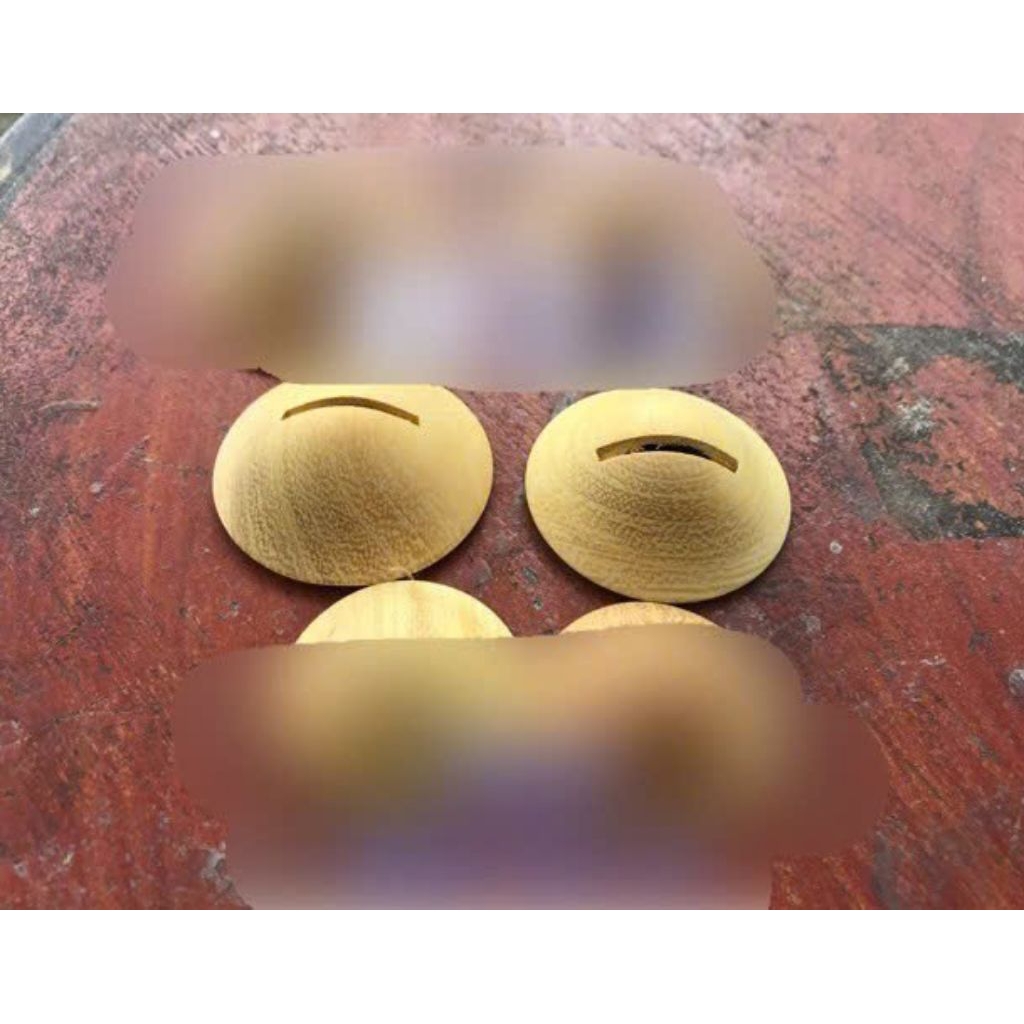 Nắp sáo CNC cực Nét D35 - D28 - D22  Gõ Mít ta ( đã mở miệng nắp phun sơn đánh bóng)