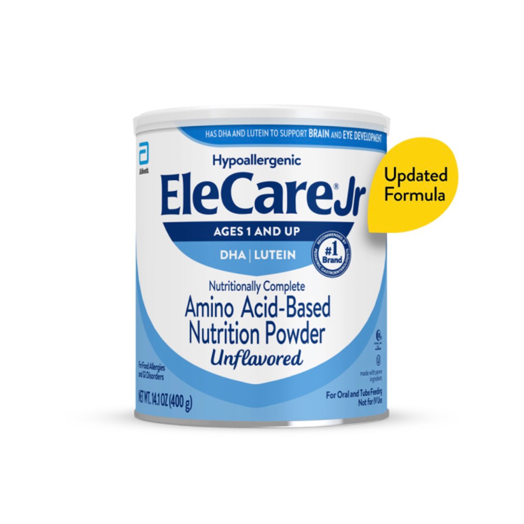 [DATE 8/26 MẪU MỚI + CŨ ] Sữa Elecare Jr Mỹ cho bé dị ứng đạm bò từ 1 tuổi trở lên