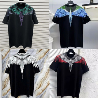  Áo Thun Đại Bàng Trắng In Vi Tính - Áo Thun Cánh Chim Xanh From Rộng Nam Nữ Dành Cho Boy Phố Girl Phố 