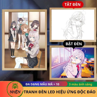  Tranh Đèn Led ARYA BÀN BÊN để bàn học bàn làm việc đèn ngủ decor phòng ngủ chill 