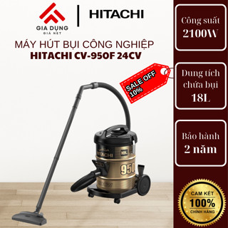 Máy hút bụi công nghiệp Hitachi CV-950F 24CV​​ có công suất lớn 2100W- bảo hành 24 tháng