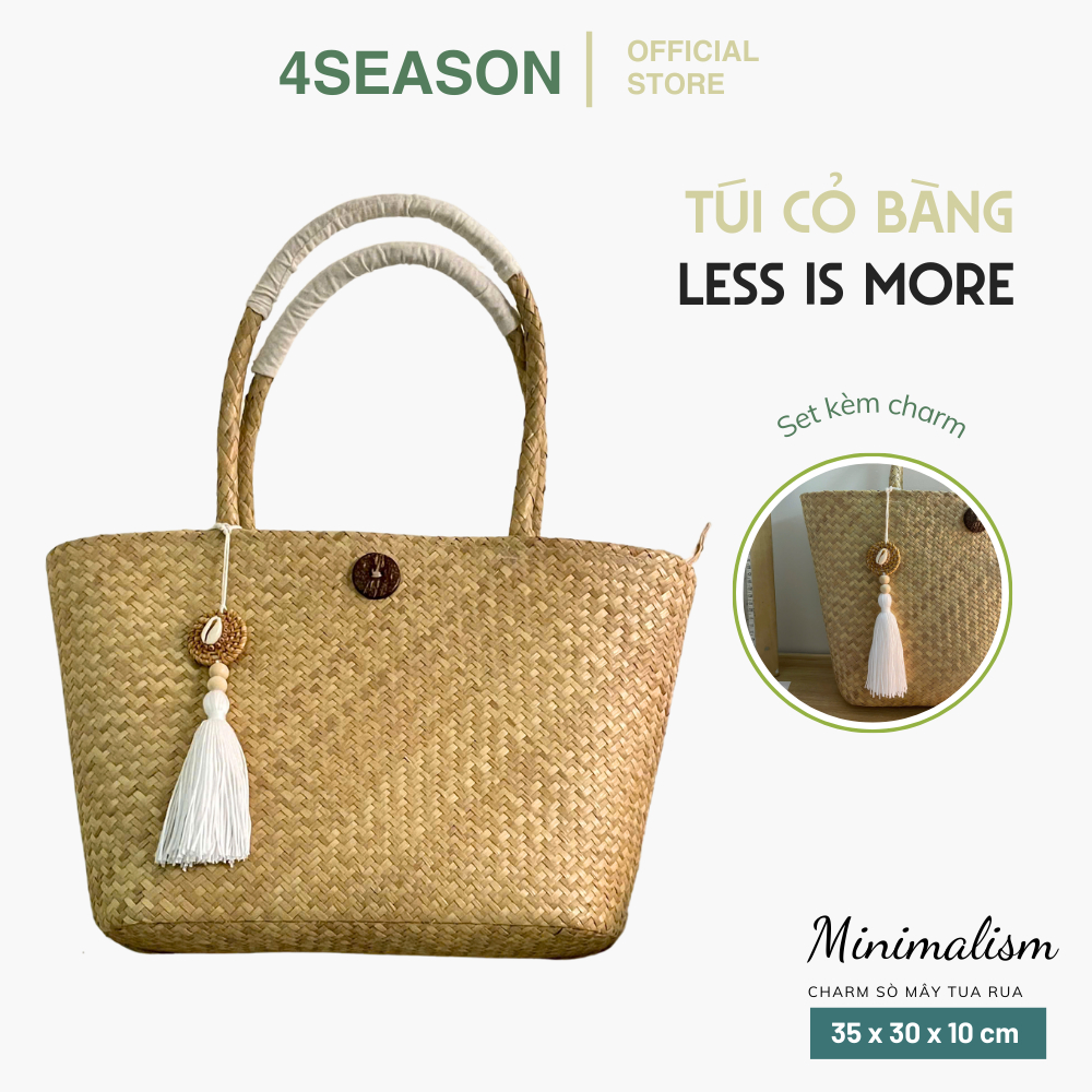 Túi Cỏ Bàng Resort Wear Phong Cách Tối Giản 4SEASON