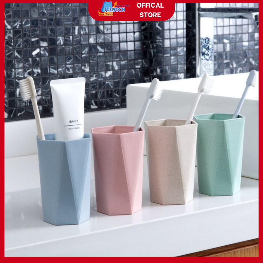 Cốc Nhựa Lúa Mạch Hình Lục Giác Chịu Nhiệt Cao Cấp,  Nhiều Màu Sắc Thiết Kế Đẹp Mắt Chất Lượng