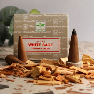  Nụ Đốt Cao Cấp chuyên dành cho Thanh Tẩy & Thiền Định  Satya Dhoop Cones  l XÔ THƠM THANH TẨY 