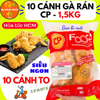CÁNH GÀ CHIÊN GIÒN CP - 10 CÁNH Gà Rán CP (Giao Hỏa tốc HCM) Gà rán CP Ngon Như KFC ăn vặt đồ viên chiên An Phát Phát