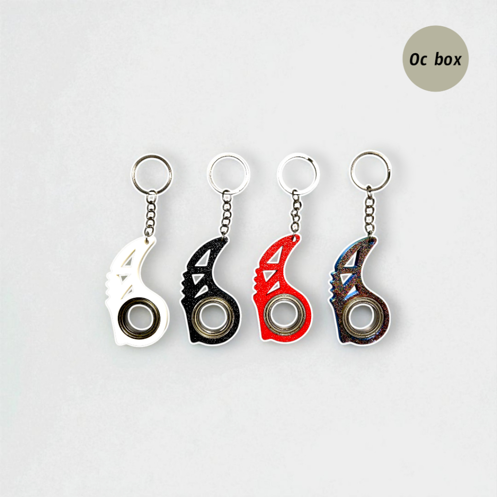 Móc khóa Karambit móng vuốt V2 - gắn vòng bi xoay cao cấp.