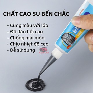 Keo Trám Vá Lốp Cao Cấp Công Nghệ Nhật Chất Liệu Cao Su Non ,Độ Đàn Hồi Cao , Chịu Nhiệt Tốt N198car