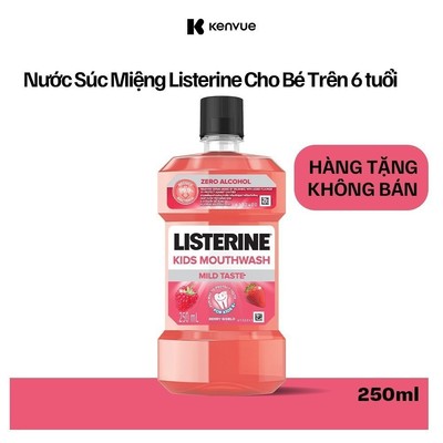[GIFT] NSM Kids cho trẻ trên 6 tuổi  Listerine 250ml