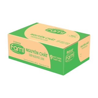  Thùng 40 bịch sữa đậu nành fami nguyên chất có đường bịch 200ml 