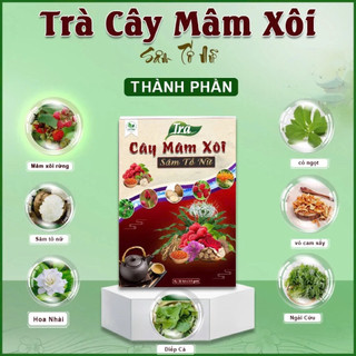 Trà cây mâm xôi sâm tố nữ , thanh nhiệt,  60túi lọc/1hôp