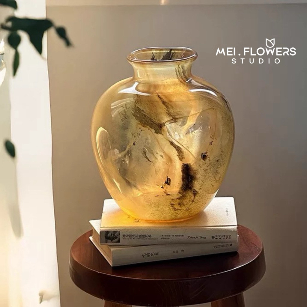 Bình 'Golden Hour' thiết kế tinh xảo nhập khẩu cao cấp / Golden Hour Vase