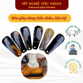 COMBO Đón Gót Giày, Cây Xỏ Giày Bằng Sừng Tự Nhiên, Nhỏ Gọn Làm Móc Khóa Hoặc Để Túi | Mỹ Nghệ Thu Nhàn