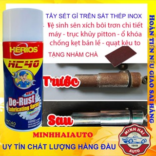   CÔNG NGHỆ ĐỨC Chai tẩy sét gỉ inox kim loại - Dầu bôi trơn tẩy rỉ sét đa năng chính hãng DSQ xuất khẩu Châu Âu 