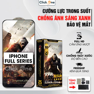 Kính cường lực iphone 17 pro max 17 air, 16 pro max,15/14/13/12/11 pro/plus/pro max 12/13 Mini,Xs,Xr,6/7/8 plus- Cickone