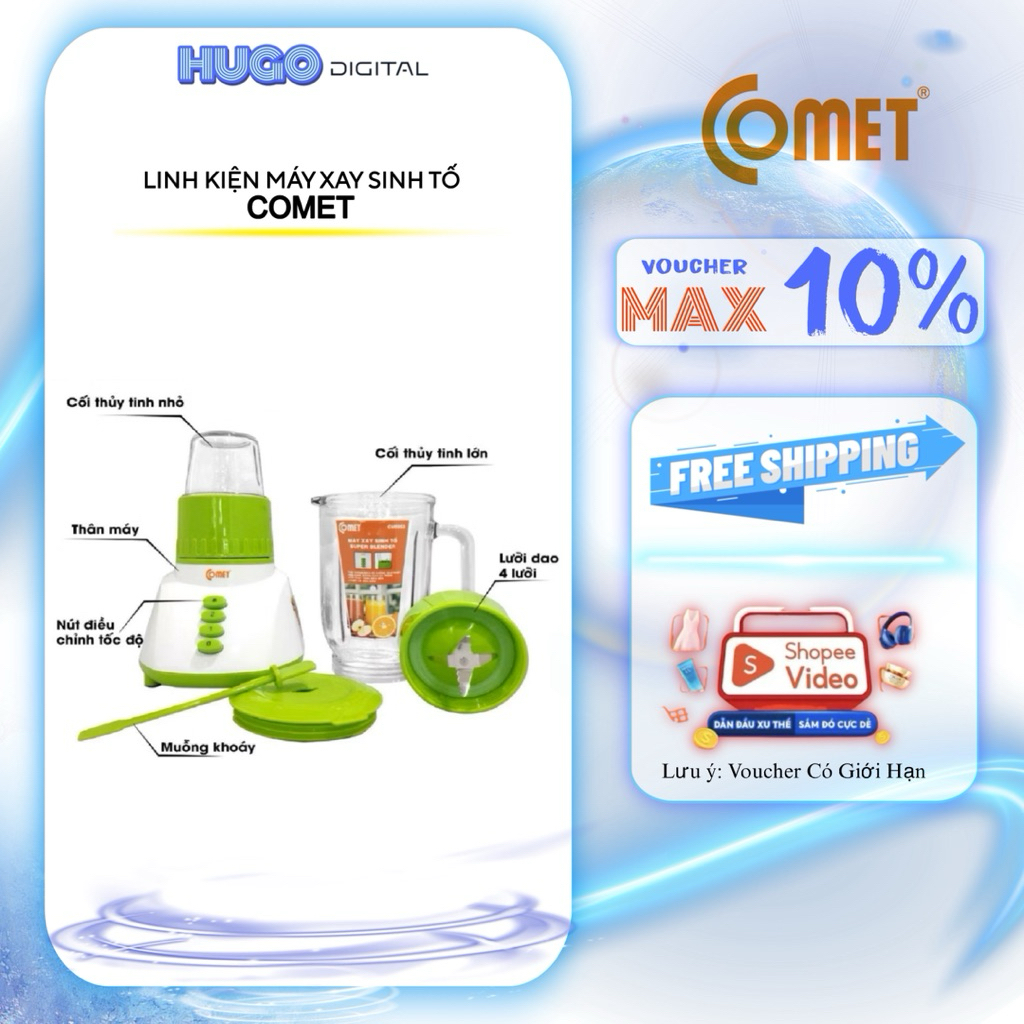 Phụ kiện máy xay Sinh Tố COMET CM9953 CM9956 CM9986 CM9976 CM9828 CM9978