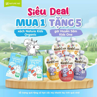 Tặng huyền sâm - 24h Sữa Nature organic nguyên kem 140ml - sữa tươi hữu cơ Hàn Quốc