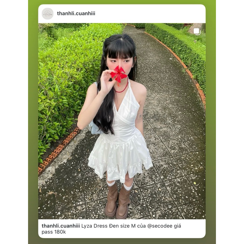 PASS ĐẦM ĐEN SIZE M CỦA SECODEE ( ẢNH THẬT PHÍA SAU )