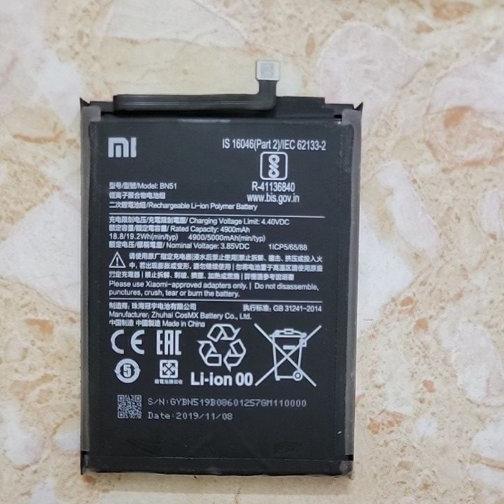 Pin Redmi 8 Zin Bóc Máy