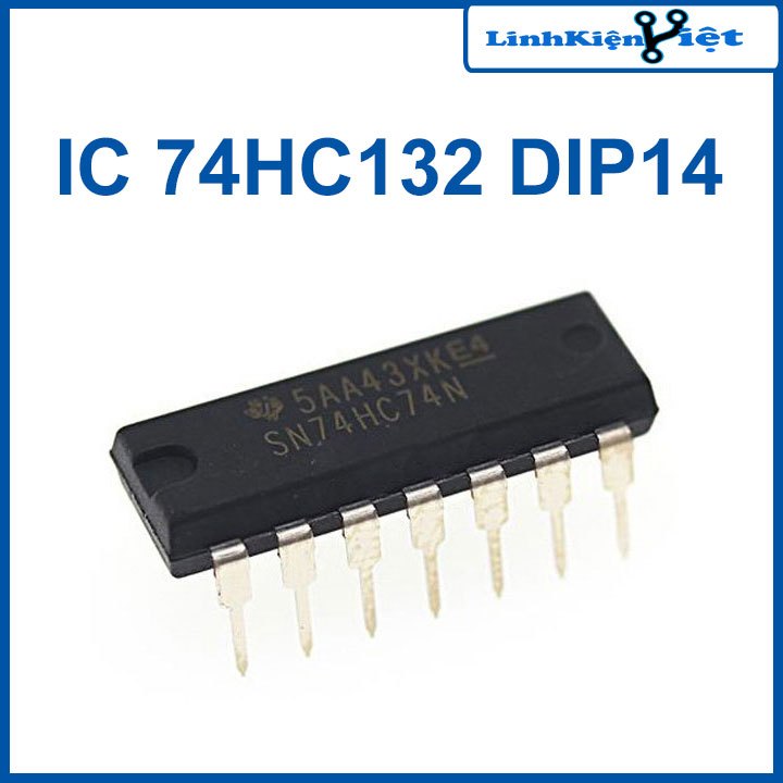 74HC132 Quad 2-Input NAND Schmitt Trigger DIP14