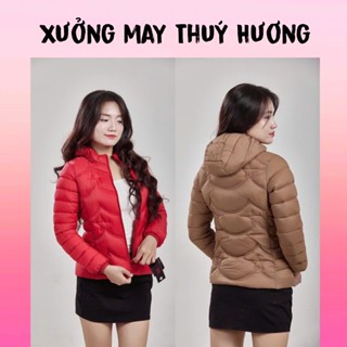   HÀNG LOẠI 1  Áo phao nữ siêu nhẹ dáng ngắn mẫu áo khoác trần bông siêu nhẹ cho bà cho mẹ mặc cực ấm 