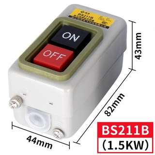 Công Tắc Nút Nhấn 3 Pha 380V 1.5KW BS211B