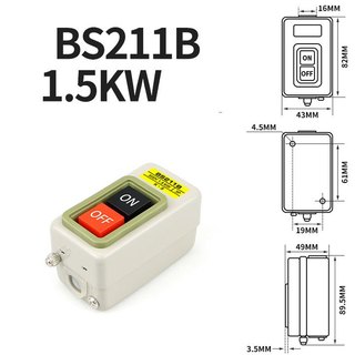 Công Tắc Nút Nhấn 3 Pha 380V 1.5KW BS211B
