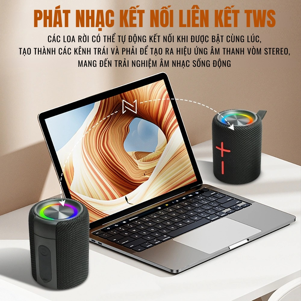 Loa Bluetooth Cyboris S11 20W,Chính Hãng,Pin phát nhạc liên tục 6h,Chống nước IPX6,Bảo Hành 18 Tháng | BigBuy360 - bigbuy360.vn