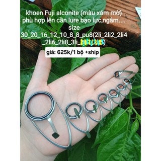 khoen fuji alconite CCKWAG size: 30_20_16_12_10_8_8_pu8 dùng thay thế và dựng cần lure,ghềnh..