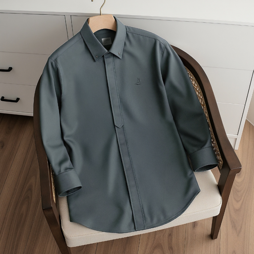 Sơ Mi Nam Dài Tay SIXMEN The Helm Vải Cotton Lạnh Cao Cấp Chống Nhăn Form Fit Tôn Dáng Lịch Lãm | BigBuy360 - bigbuy360.vn