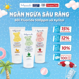 Kem đánh răng cho bé Babycoccole trẻ em nuốt được 30ml/75ml