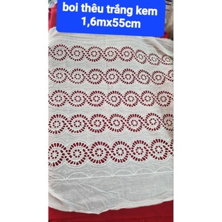 vải thô boi  thêu(katê)