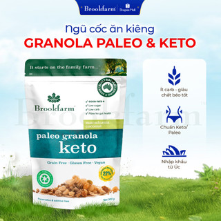 Ngũ cốc ăn kiêng Brookfarm, granola keto dinh dưỡng lành mạnh, ít đường, nhiều hạt , túi 300gr