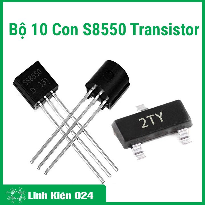 Bộ 10 con S8550 Transistor PNP 40v 0.5a