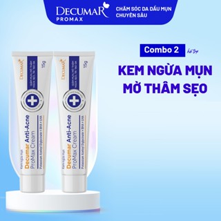 Combo 2 Kem Chấm Giảm Mụn Giảm Sưng Viêm, Mờ Thâm Sẹo Thế Hệ Mới Decumar ProMax 15g - DPM2K