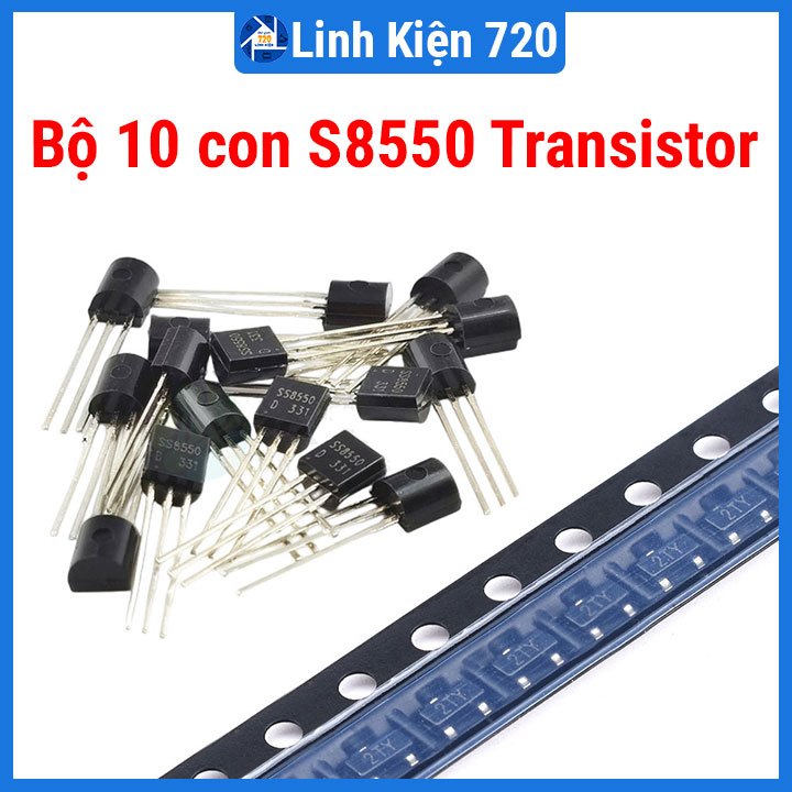 Bộ 10 con S8550 Transistor PNP 40v 0.5a