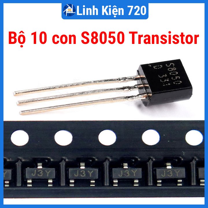 Bộ 10 S8050 Transistor NPN 40V 0.5A TO-92 / SOT-23
