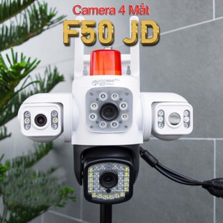 Camera Wifi Yoosee 4 Mắt 3 Màn hình 18MP F50JD Siêu Nét Ngoài trời ( Bảo Hành 5 Năm )
