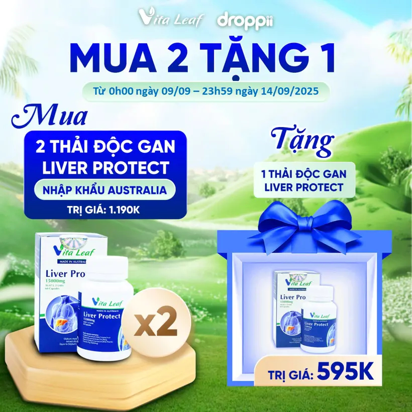 [Mua 2+1] Viên uống hỗ trợ giải độc gan Liver Protect Úc