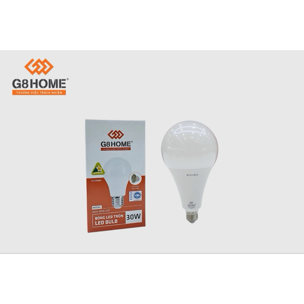 Bóng Điện Tròn G8 30W Bảo Hành 1 Đổi 1