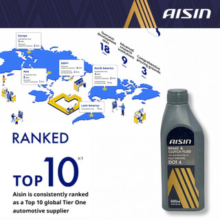 DOT4 Dầu thắng Dầu Phanh DOT-4 AISIN Nhật Bản