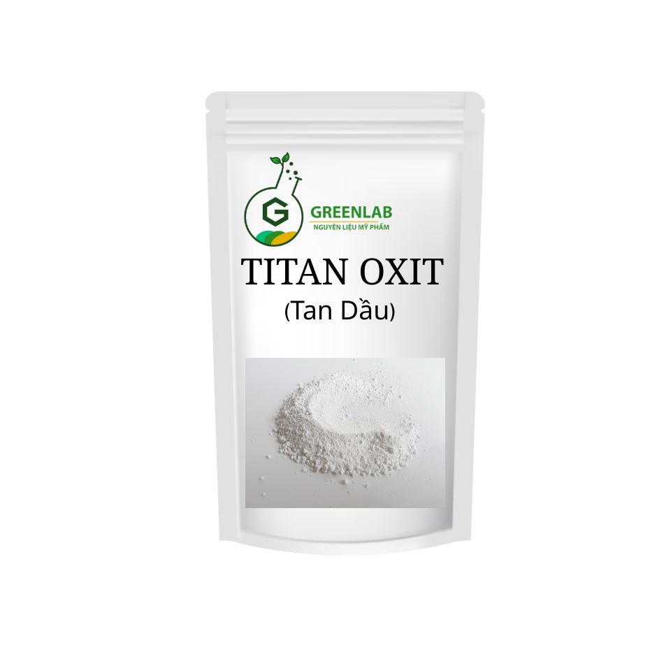 Titan Oxit (Tan dầu) Greenlab - 500g / 1kg - Nguyên liệu mỹ phẩm
