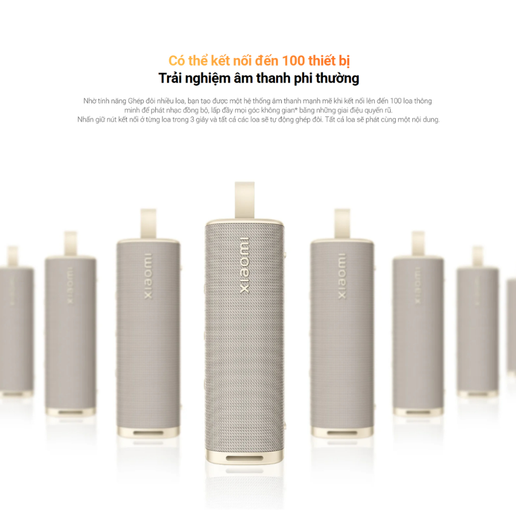 Loa Bluetooth Xiaomi Sound Outdoor 30w Bass Mạnh Mẽ - Pin 12 Giờ - Chính Hãng Bảo Hành 12 Tháng | BigBuy360 - bigbuy360.vn