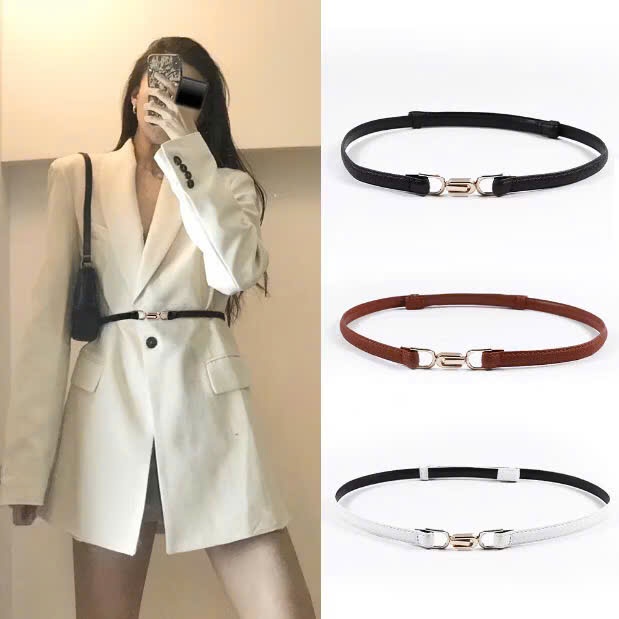 Đai váy, thắt lưng nữ belt dây nịt bản nhỏ khoá móc gài thời trang đẹp