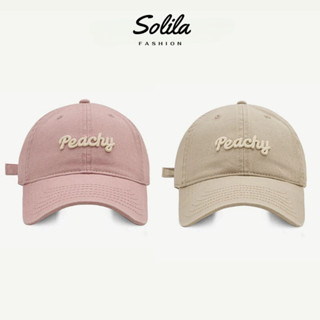 Mũ lưỡi trai nam nữ thêu chữ Peachy form cứng,nón kết lưỡi trai kiểu dáng basic đi học đi chơi siêu xinh dành cho nam nữ